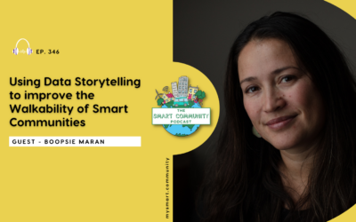 SCP E346 Using Data Storytelling to improve the Walkability of Smart Communities, with Boopsie Maran