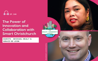 SCP E348 The Power of Innovation and Collaboration with Michael Healy and Grace de Leon from Smart Christchurch